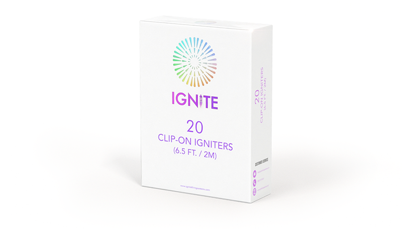 IGNITE 2M Clip On Igniters (20 pk)